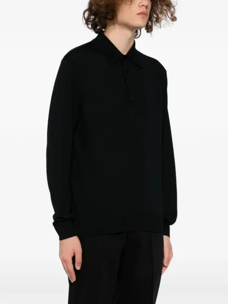 Polo Tom Ford de lână negru