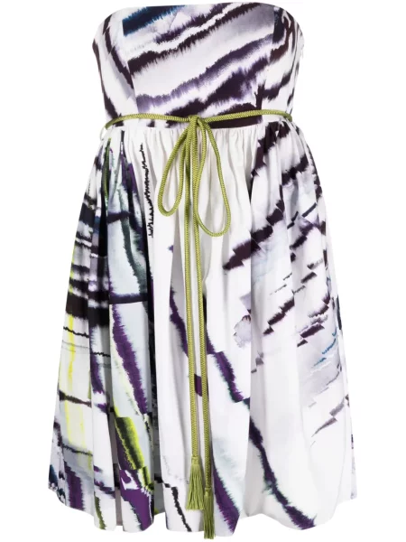 Rochie mini Gemy Maalouf de costum alb