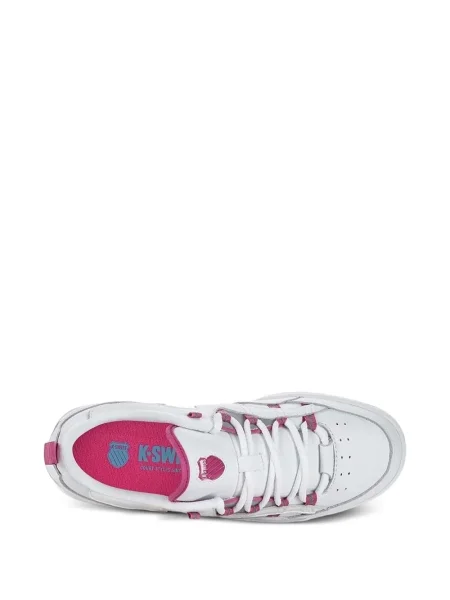Sneakerși K-swiss din piele cu dungi alb