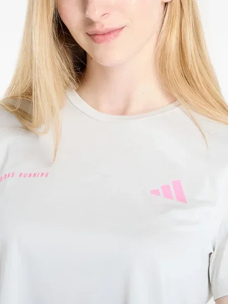 Tricou Adidas alergare gri