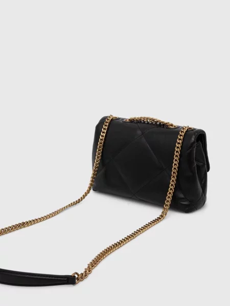 Geanta de piele Tory Burch din piele negru