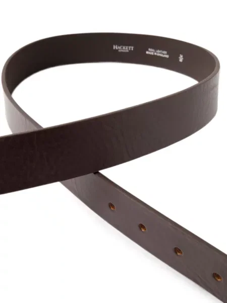 Cu centură curea Hackett London din piele maro