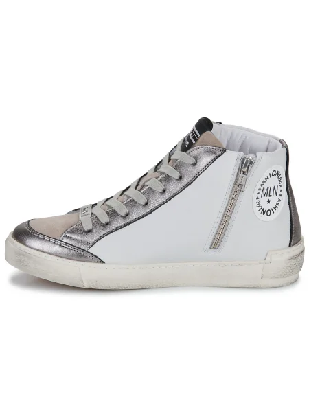 Pantofi Meline alb