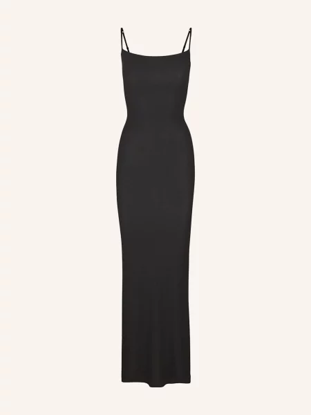 Skims Sukienka Rekreacyjna Soft Lounge schwarz