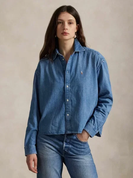 POLO RALPH LAUREN De blugi cămașă albastru