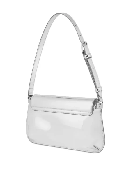 Geantă Love Moschino argintiu