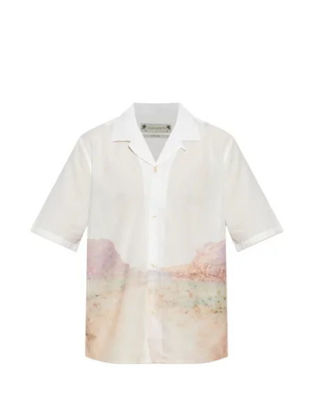 Cămașă Allsaints cu imagine