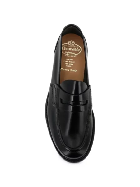Pantofi loafer Church's din piele negru