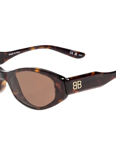Sunčane naočale Balenciaga Eyewear s autogramom smeđa