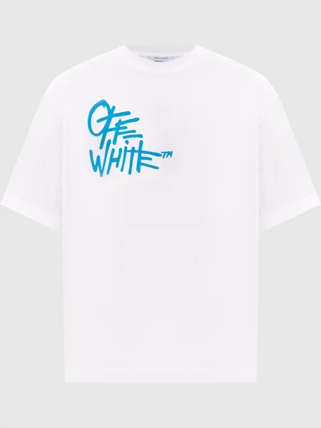 Футболка Off-white с принтом белая