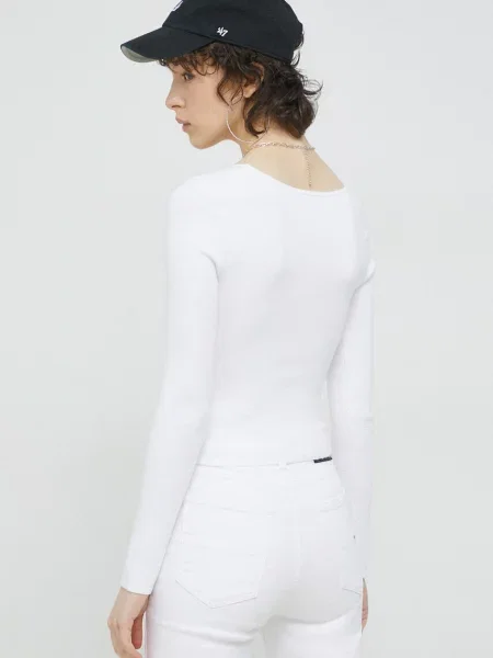 Svetr Abercrombie & Fitch bílá