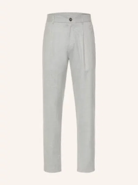 Joop! Spodnie Garniturowe Lester O Kroju Regular Fit grau szare