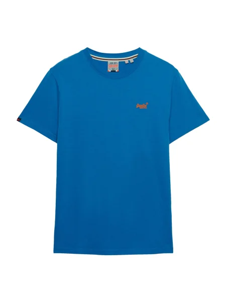 Retro majica Superdry z avtogramom modra