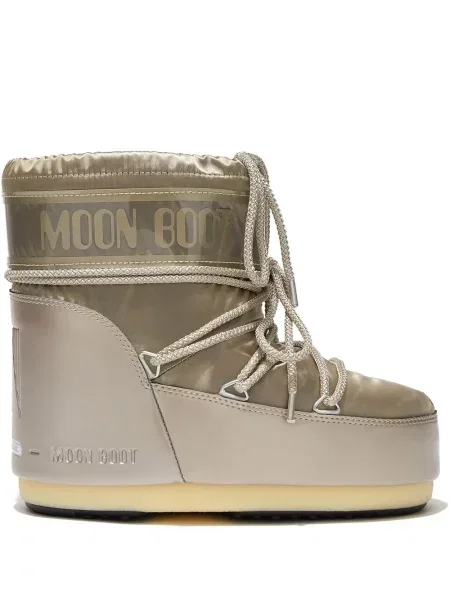 Botine Moon Boot cu șireturi din dantelă chunky
