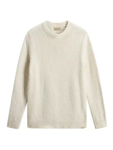 Pulover Woolrich cu decolteu rotund