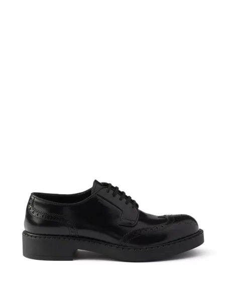 Brogue poltopánky Prada čierna