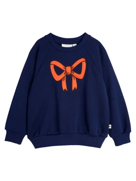 MINI RODINI Μπλούζα Bow Σκούρο μπλε