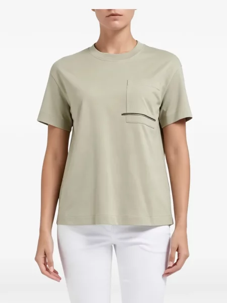 Tricou Brunello Cucinelli verde