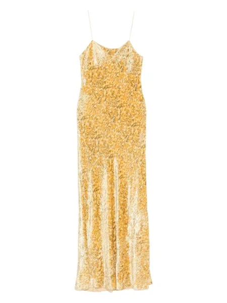 Rochie Forte_forte de costum galben