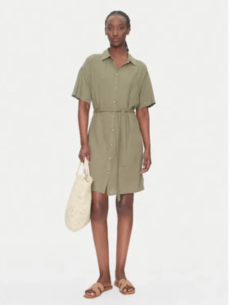 Vero Moda Košilové šaty Thea zelená