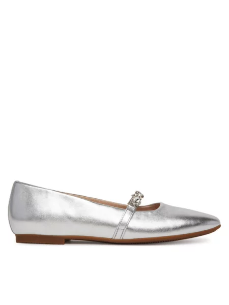 Балетки Gabor серебряные
