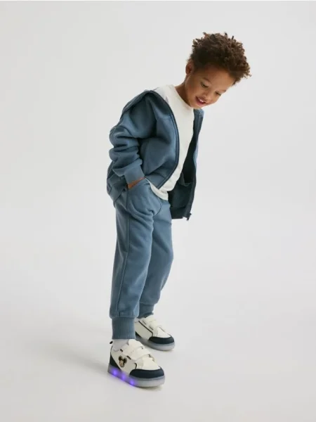 Reserved spodnie jogger granatowy