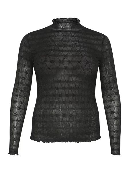 KAFFE CURVE Tričko Bella' čierna