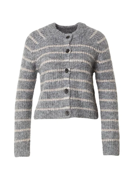 VERO MODA Geacă tricotată VMAWESOME / gri închis bej