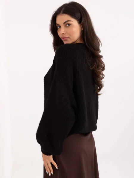 Pulover Italy Moda negru