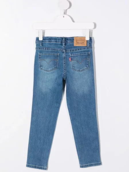 Jeansy skinny dziecięce Levi's niebieskie