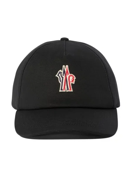 Czapka z daszkiem Moncler czarna