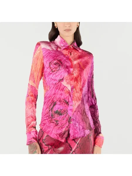 Lniana koszula Roberto Cavalli