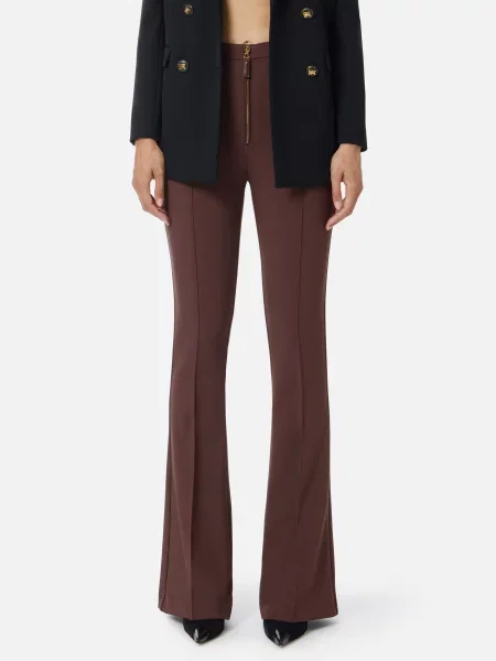 Брюки Elisabetta Franchi коричневые