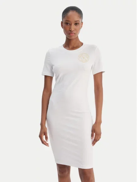 Джинсовое платье Versace Jeans Couture белое