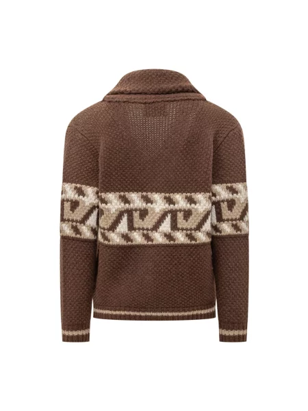 Sweter Rakki brązowy