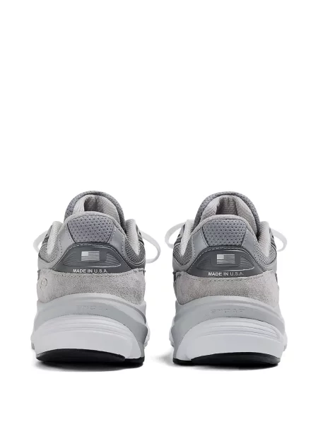 Sneakerși New Balance 990 cu șireturi din dantelă gri