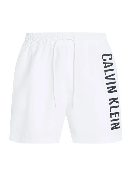 Rövid klasszikus fürdőruha Calvin Klein Swimwear fehér
