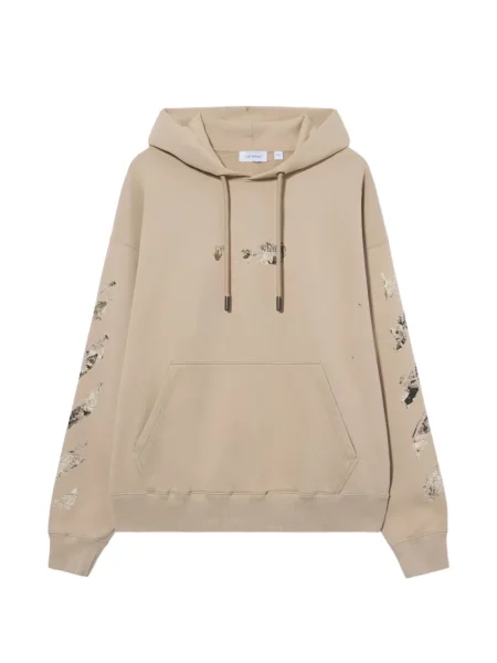 Hanorac cu glugă Off-white alb