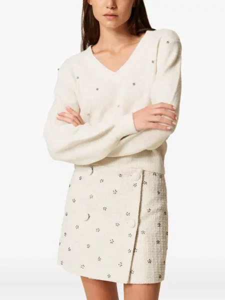 Pulover Twinset cu broderie