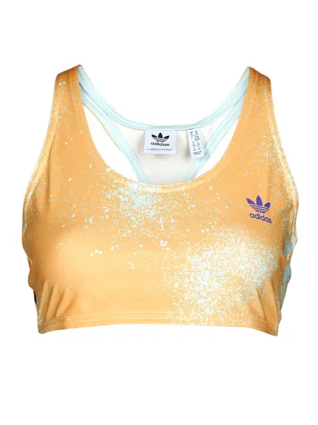 Modrček Adidas s potiskom bež