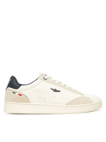 Маратонки Aeronautica Militare SNEAKERS мъжки бежово бяло