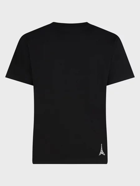 Футболка Karl Lagerfeld у вуличному стилі чорна