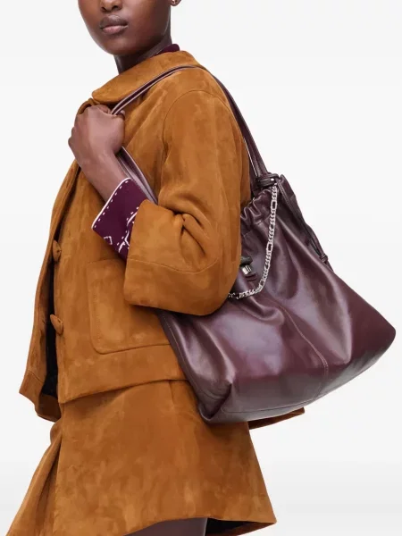 Colier Marc Jacobs cu cordon roșu