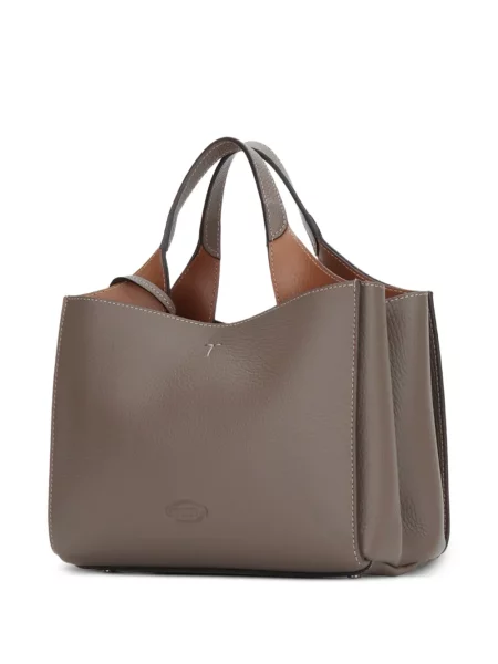 Geantă shopper Tod's din piele gri