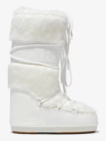 Чоботи Moon Boot білі