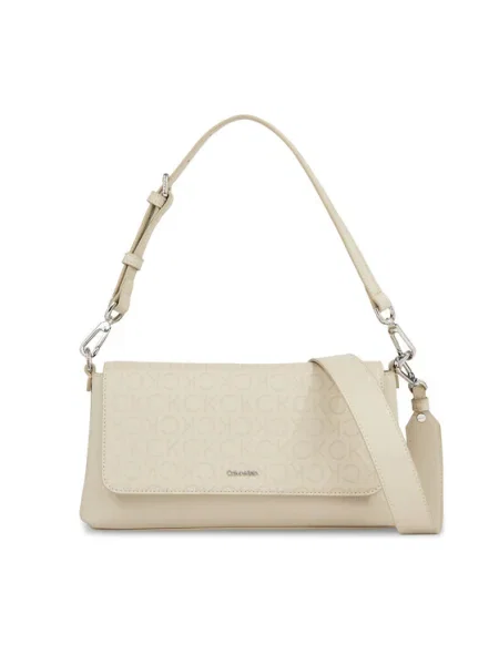 Calvin Klein Geantă Ck Must Shoulder Bag_Epi Mono bej