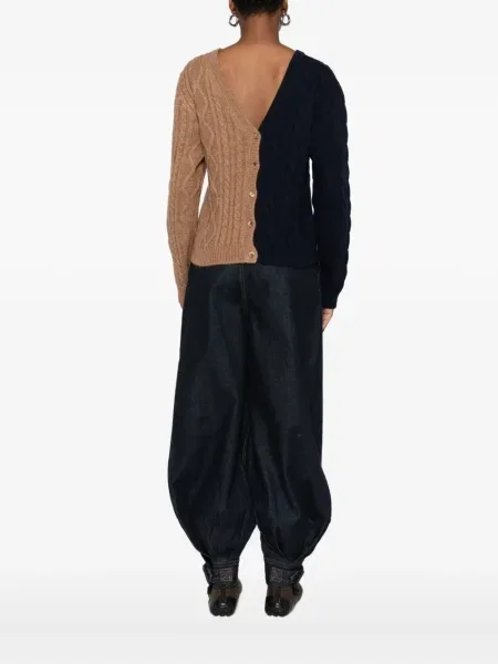 Cardigan Moschino tricotate maro