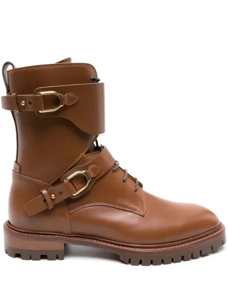 Botine Ralph Lauren Collection din piele maro