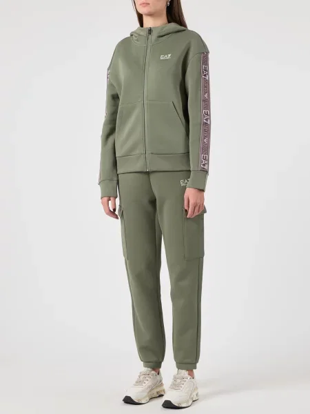 Костюмный спортивный костюм Ea7 Emporio Armani зеленый