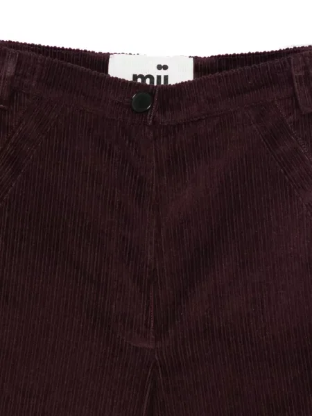 Spodnie Mii sztruksowe czerwone